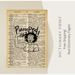 Pumped Workout Dictionary Print